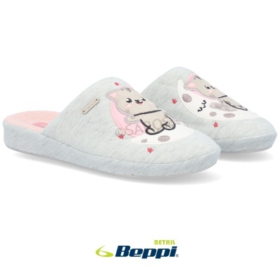 Chinelo De Quarto Beppi 2206630 Cinza