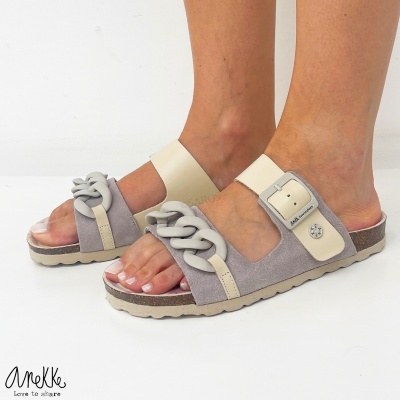 Chinelo Anekke 40381 Cinza