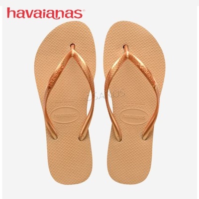 Chinelo Havaianas Slim Flatform 4144537 Ouro