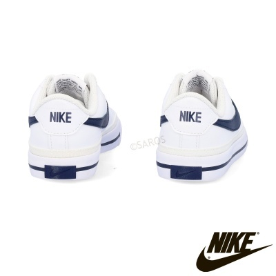 Sapatilha Nike Court Legacy Da5380 Branco E Azul