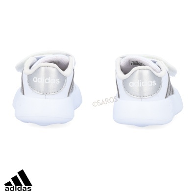 Sapatilha Adidas Grand Court Id5274 Branco E Prateado