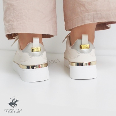 Sapatilha Beverly Hills Polo Club Queens Cup Bhw524300 Multi-bege