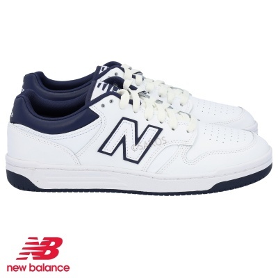 Sapatilha New Balance Bb480 Bb480 Lwn Branco E Azul
