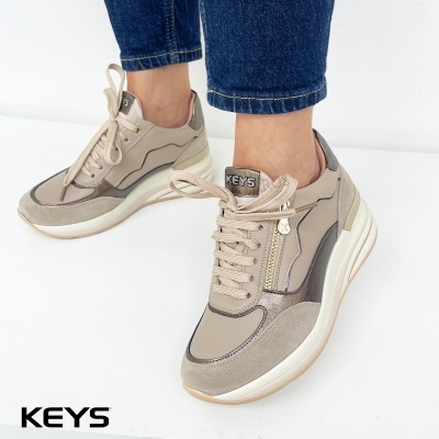 Sapatilha Keys K-11220 Multi-bege