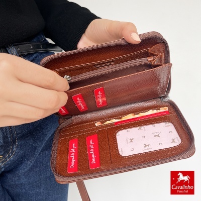 Carteira Cavalinho Cavalo Lusitano 28090220 Camel
