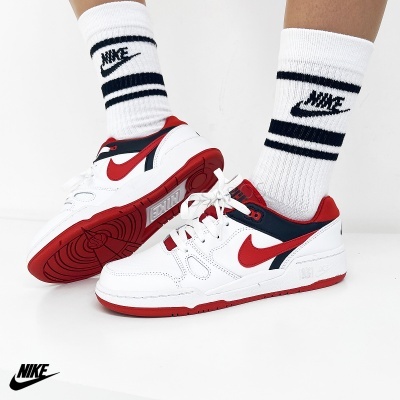 Sapatilha Nike Full Force Lo Fv5929 Multi-vermelho