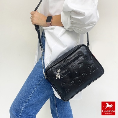 Bolsa Cavalinho Cavalo Lusitano 18090251 Preto