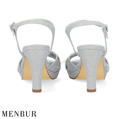 Sandalia Menbur 24971 Prata