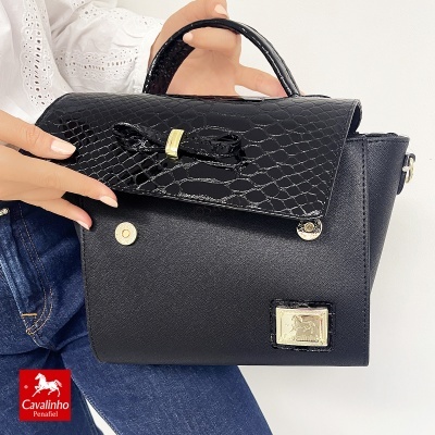 Bolsa Cavalinho Cherry Blossom 18810528 Preto