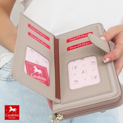 Carteira Cavalinho La Vie 26190213 Cinza