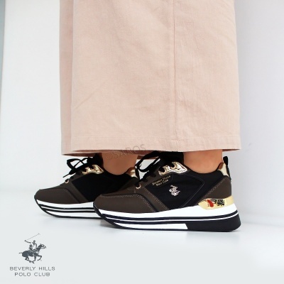 Sapatilha Beverly Hills Polo Club Sophia Bhw523305 Multi-castanho