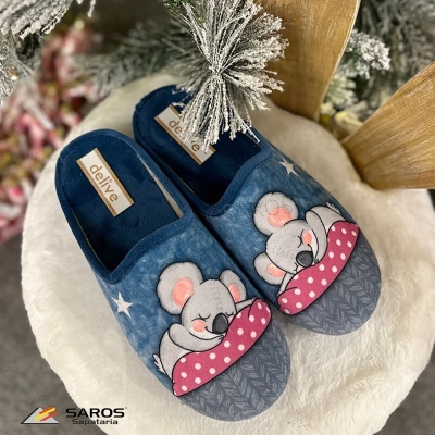 Chinelos (interior) Saros 6000 Azul