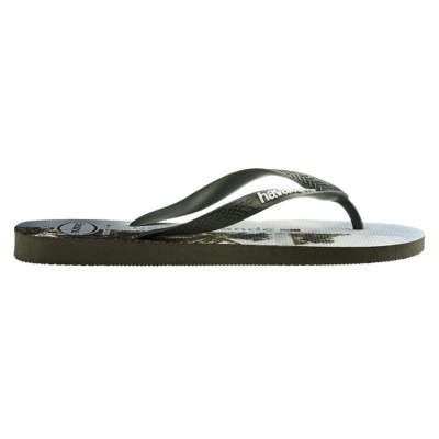 Chinelo Havaianas cinzento visto de lado
