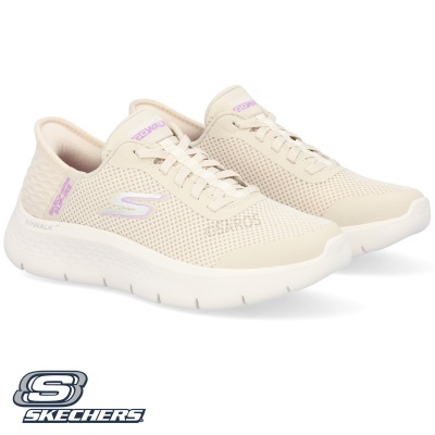 Sapatilha Skechers Go Walk Flex 124836 Bege