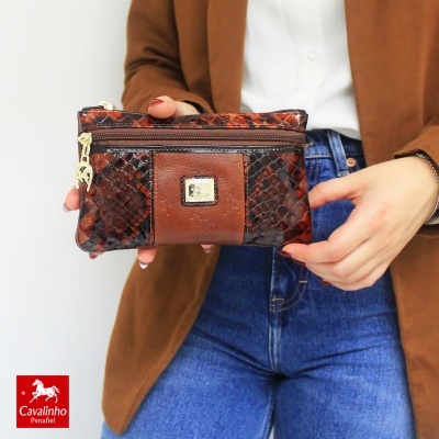 Bolsa De Cosmeticos Cavalinho Honor 28190256 Camel