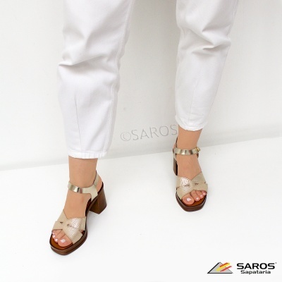 Sandalia Samelli 66817 Platina