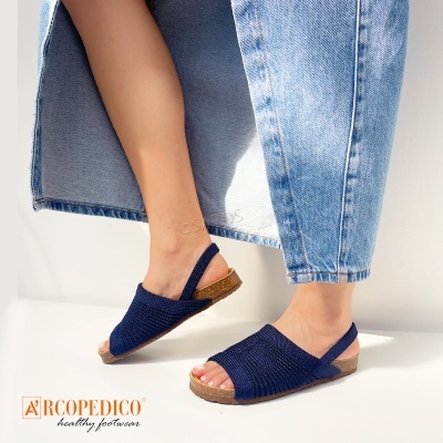 Sandalia Arcopedico Manas Bio 3871 Marinho