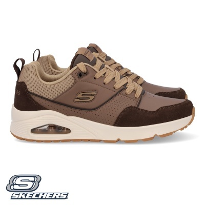 Sapatilha Skechers Uno Retro One 183020 Castanho