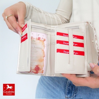 Carteira Cavalinho Grace 28250202 Bege