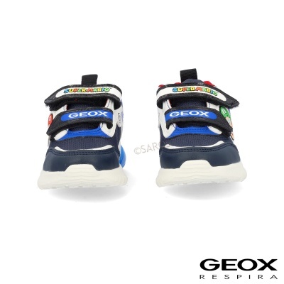 Sapatilha Geox Super Mario Luzes J46lb1 Azul
