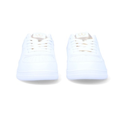 Sapatilha Polo Ralph Lauren Masters Court Rl01248100 Branco E Dourado