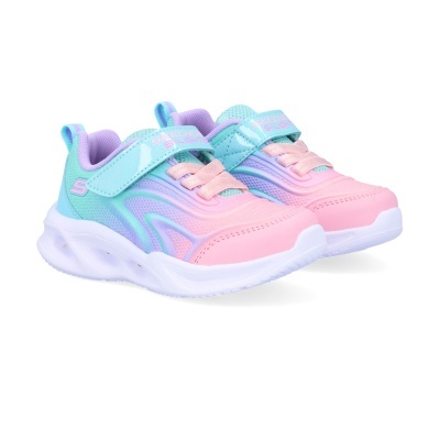 Sapatilha Skechers Sola Glow Luzes 303713n Azul Claro