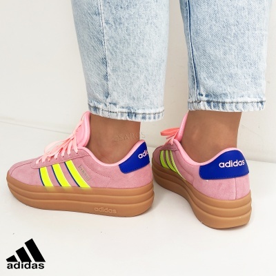 Sapatilha Adidas Vl Court Bold Ih8089 Rosa