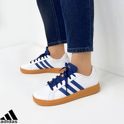 Sapatilha Adidas Grand Court Ji0969 Multi-branco