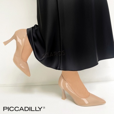 Sapato Piccadilly 749201 Verniz Nude