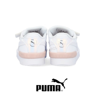 Sapatilha Puma Jada Holo 398748 Branco Com Rosa