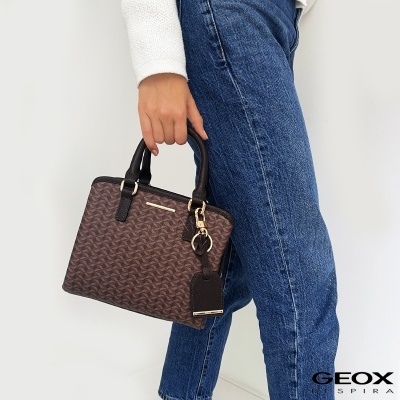 Bolsa Geox Etheni D36j1b Castanho
