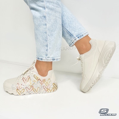 Sapatilha Skechers Uno Lite Metallic 314067l Bege
