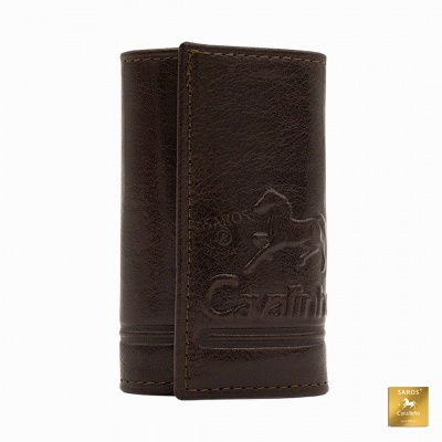 Porta-chaves em pele Cavalinho Gentleman 28610535 Castanho
