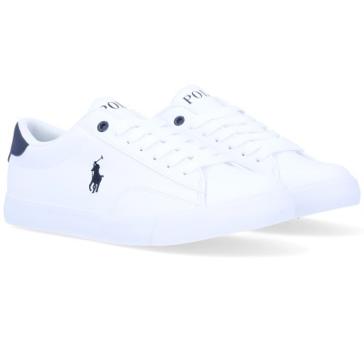 Sapatilha Polo Ralph Lauren Theron Rf104105 Branco E Azul