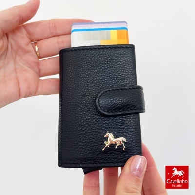Porta-cartões Cavalinho Muse 28300234 Preto