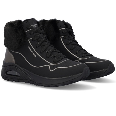 Botim Skechers Uno Rugged Fall Shimmer 167993 Preto
