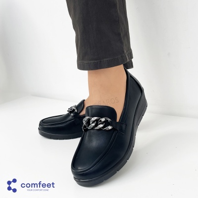 Sapato Comfeet Conforto 24222-28 Preto