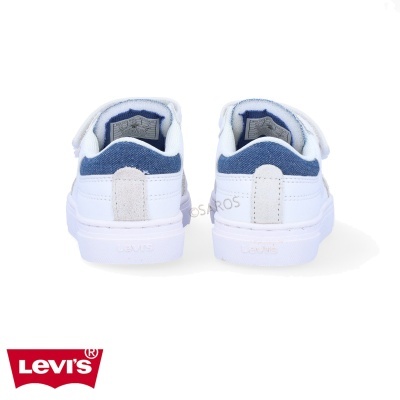 Sapatilha Levis Bryson Mini Vbry0062s Branco E Azul