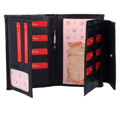 Carteira Cavalinho Honor 28190205 Multi-vermelho