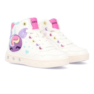 Botim Geox Skylin Luzes J568wd Multi-branco