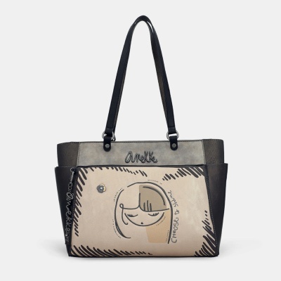 Mala De Ombro Anekke Nature Koko 41862-216 Multicolor