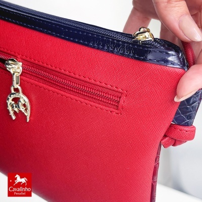 Mala De Tiracolo Cavalinho Honor 18190593 Multi-vermelho