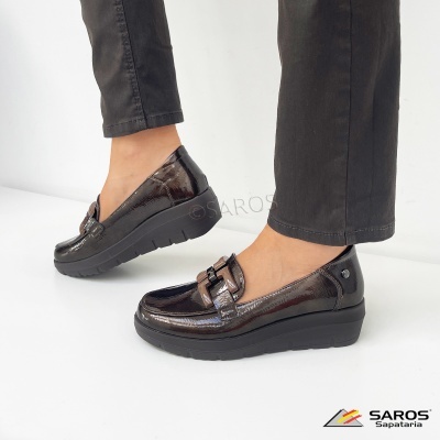 Sapato Mysoft Conforto 25m585 Taupe