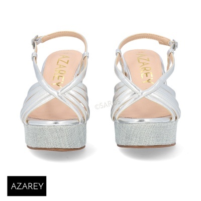 Sandalia Azarey 494h432 Prata