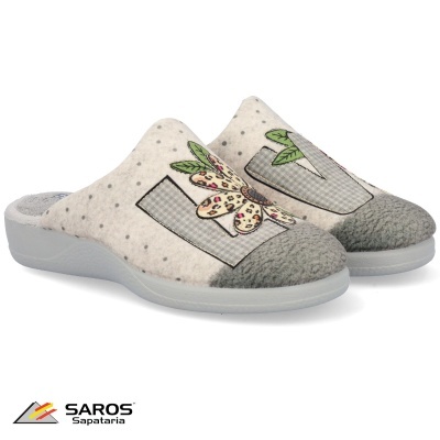 Chinelos (interior) Devalverde 1153 Cinza