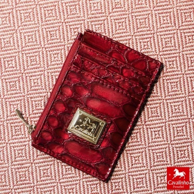 Porta-cartões Cavalinho Galope 28170573 Vermelho