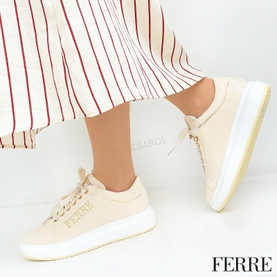 Sapatilha Ferre F-162 Bege