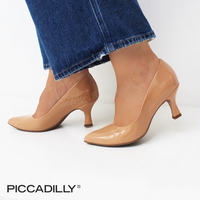 Sapato Piccadilly Stiletto Verniz 745221 Nude
