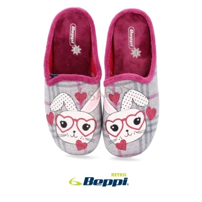 Chinelos (interior) Beppi 2195540 Cinza com rosa