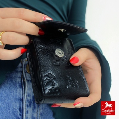 Porta-Tabaco Cavalinho Cavalo Lusitano 28090264 Preto